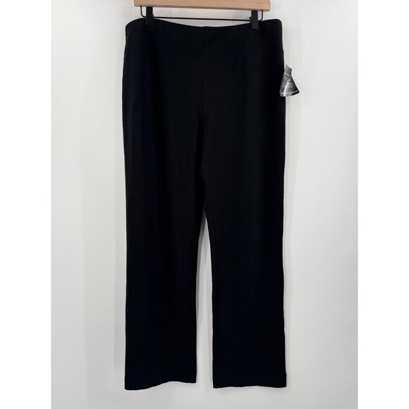 Boston Proper Travel Pants Womens Large Short NEW Black Pull On Stretch NWOT - Picture 11 of 11